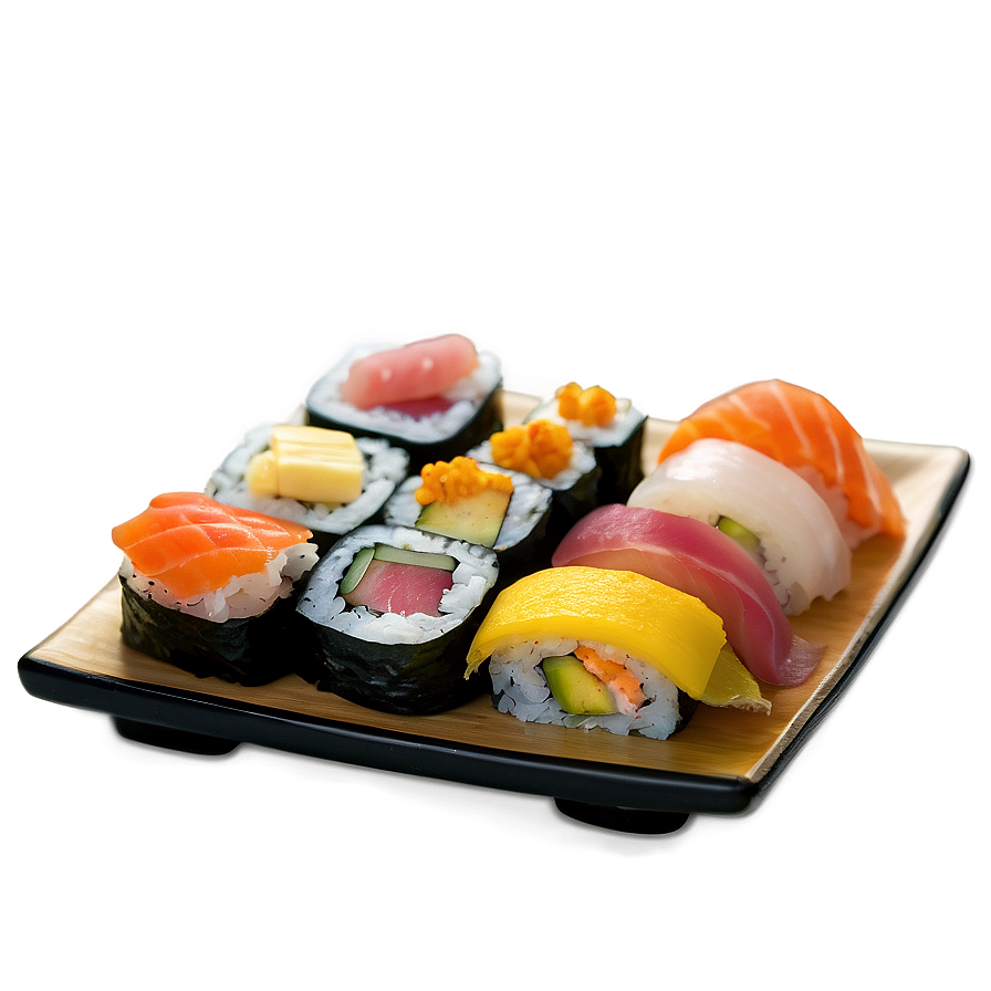 Sushi Sampler Platter Png Lbs61 PNG image