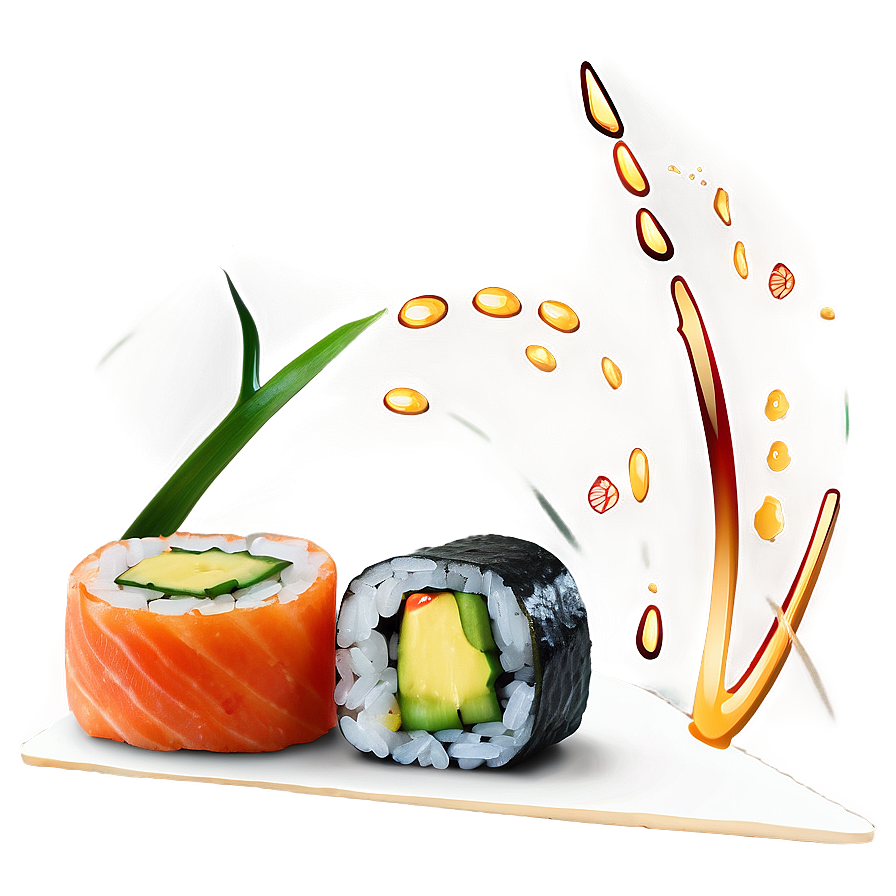 Sushi With Ginger Png Uxs PNG image