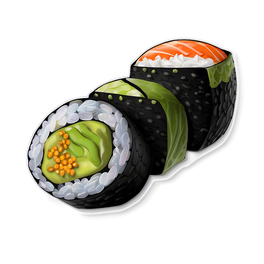 Sushi With Wasabi Png Pjr2 PNG image