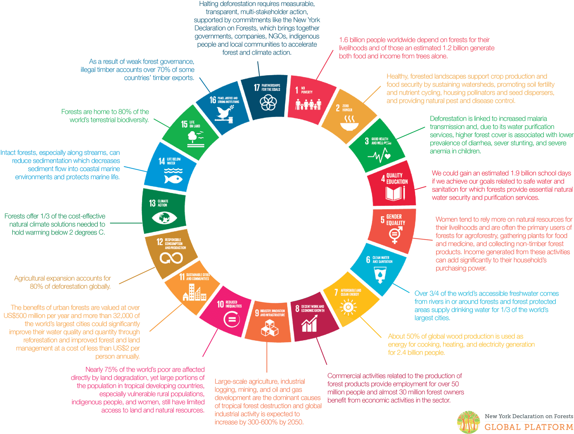 Sustainable Development Goals Interconnections PNG image