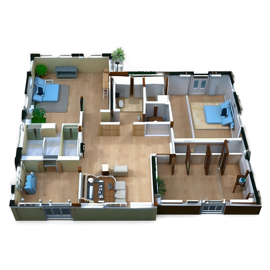 Sustainable Home Floor Plan Png Dxf PNG image