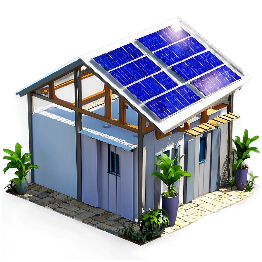 Sustainable Solar Housing Png Qeh35 PNG image