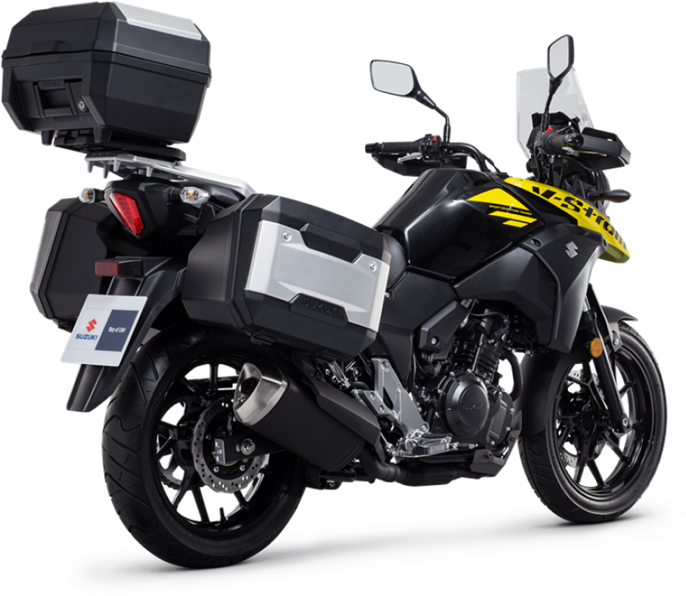 Suzuki Adventure Touring Motorcycle PNG image