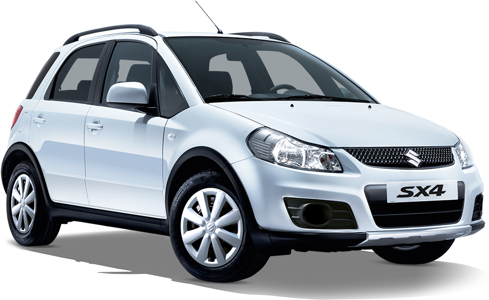 Suzuki S X4 Crossover Silver PNG image