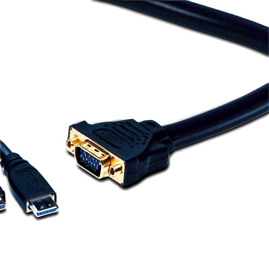 Svga Monitor Cable Png 06272024 PNG image