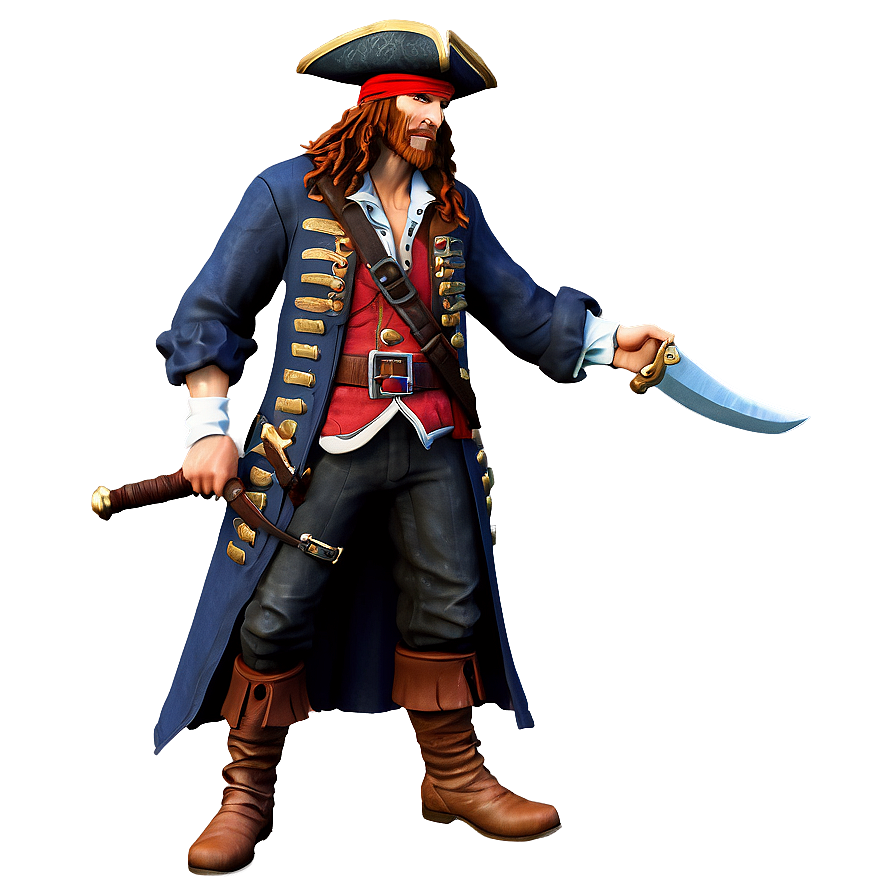 Swashbuckling Rogue Pirate Png Web PNG image