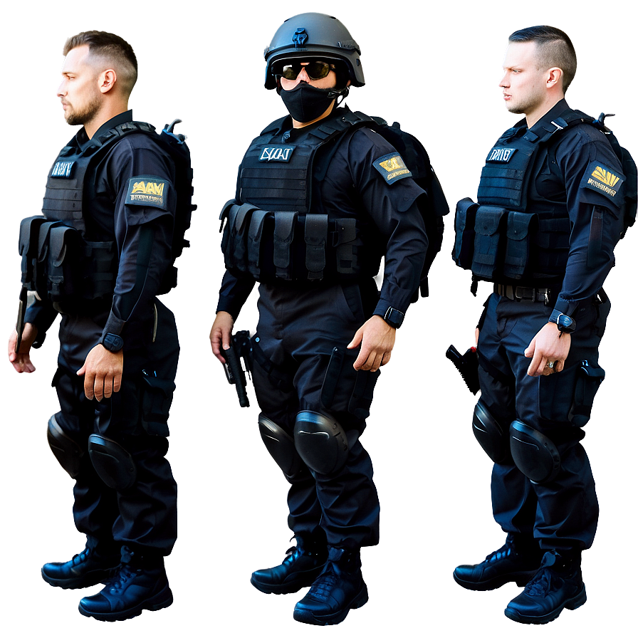 Swat Close Protection Detail Png Wso55 PNG image