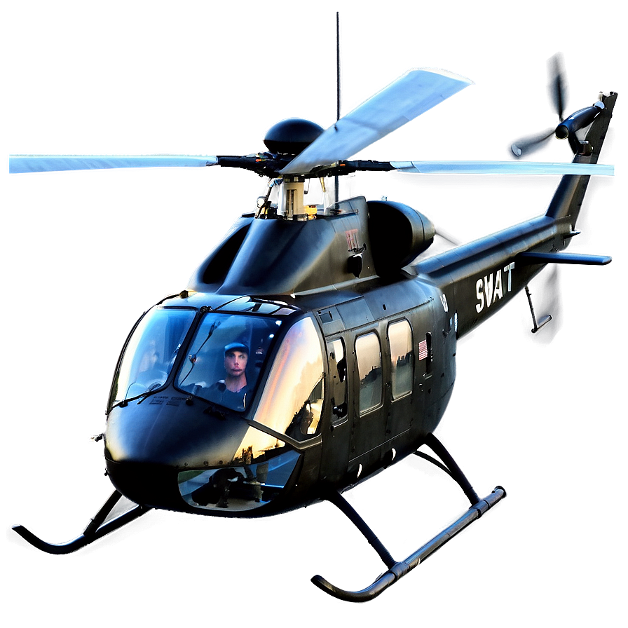 Swat Helicopter Unit Png Rho PNG image