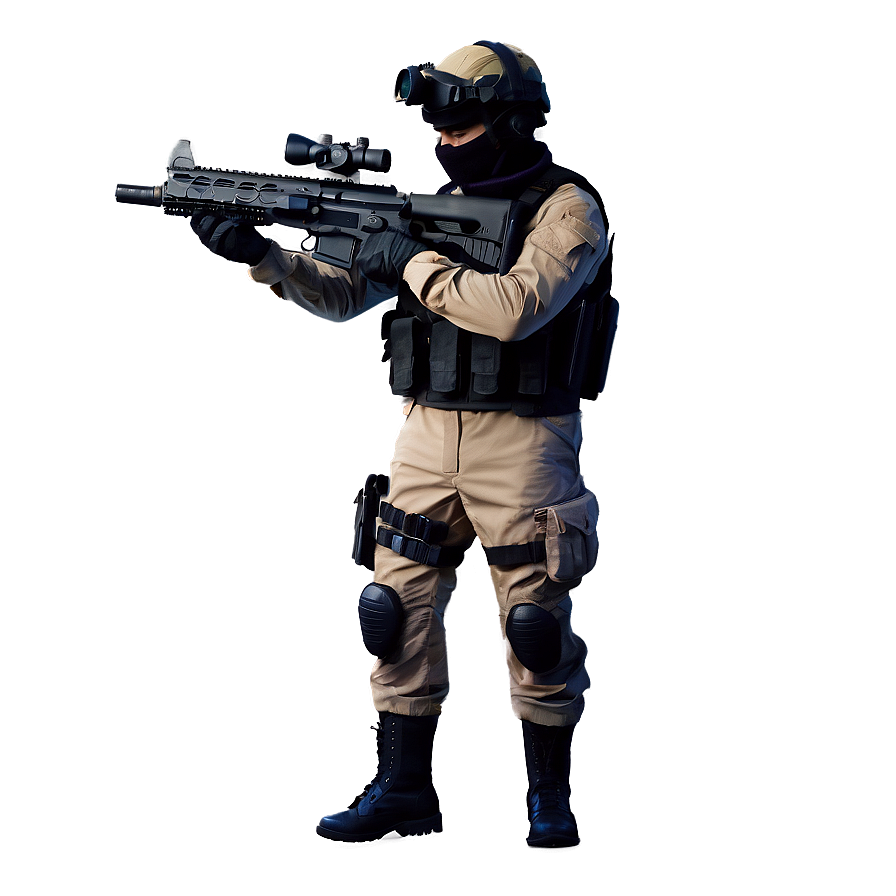 Swat Sniper Ready Png 95 PNG image