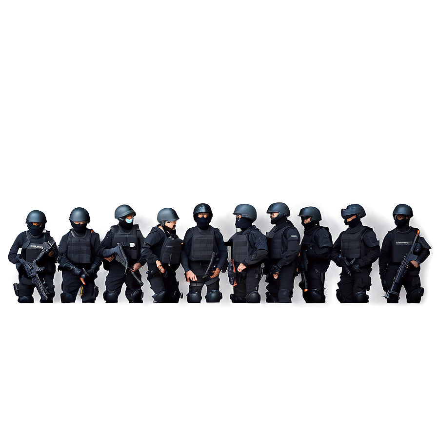 Swat Team Crowd Control Tactics Png Fyj98 PNG image