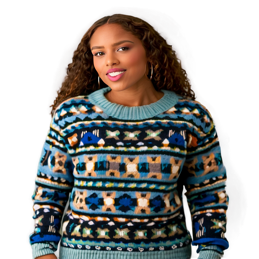 Sweater Pattern C PNG image