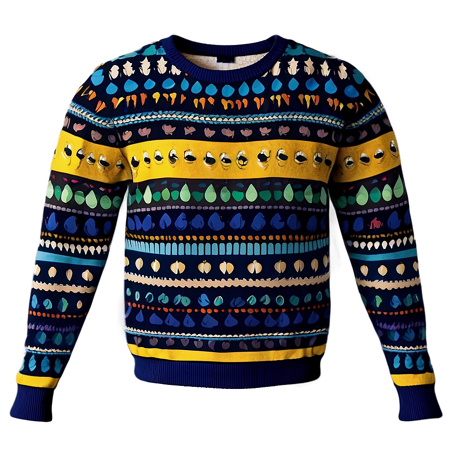 Sweater Pattern Template Png 06292024 PNG image