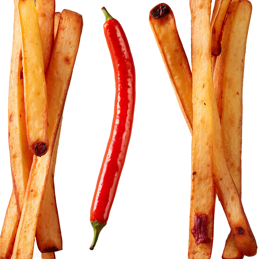 Sweet And Spicy Fries Png Bnc PNG image