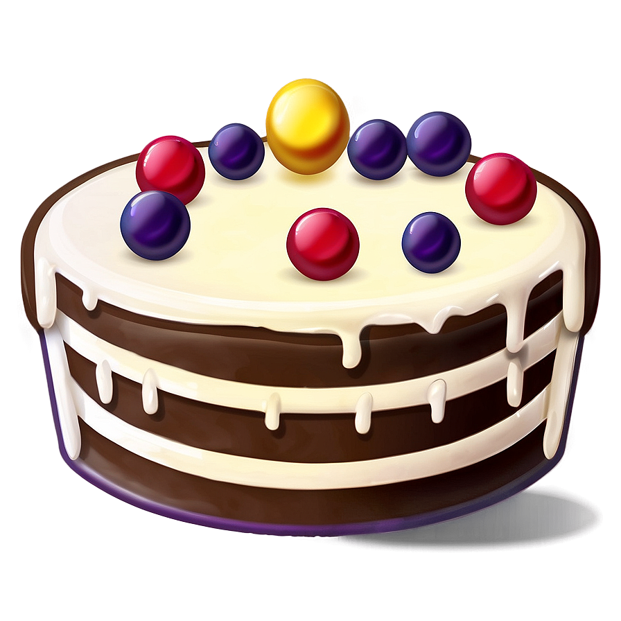 Sweet Cake Emoji Png 06262024 PNG image