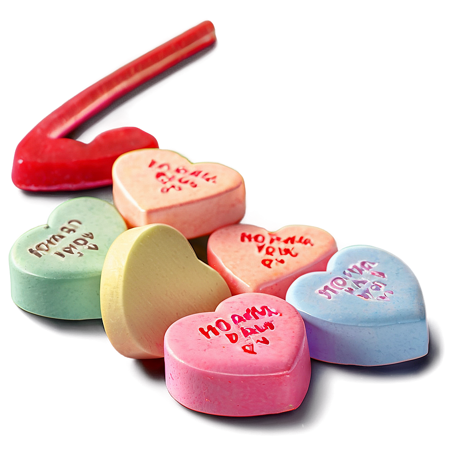 Sweet Candy Hearts Png Kkx64 PNG image