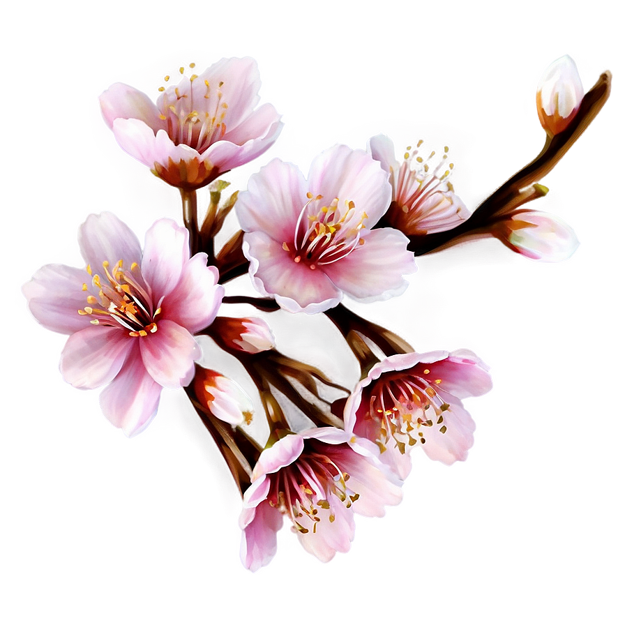 Sweet Cherry Blossom Png 06252024 PNG image