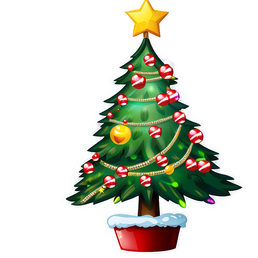 Sweet Christmas Tree Picture Png Bgw PNG image