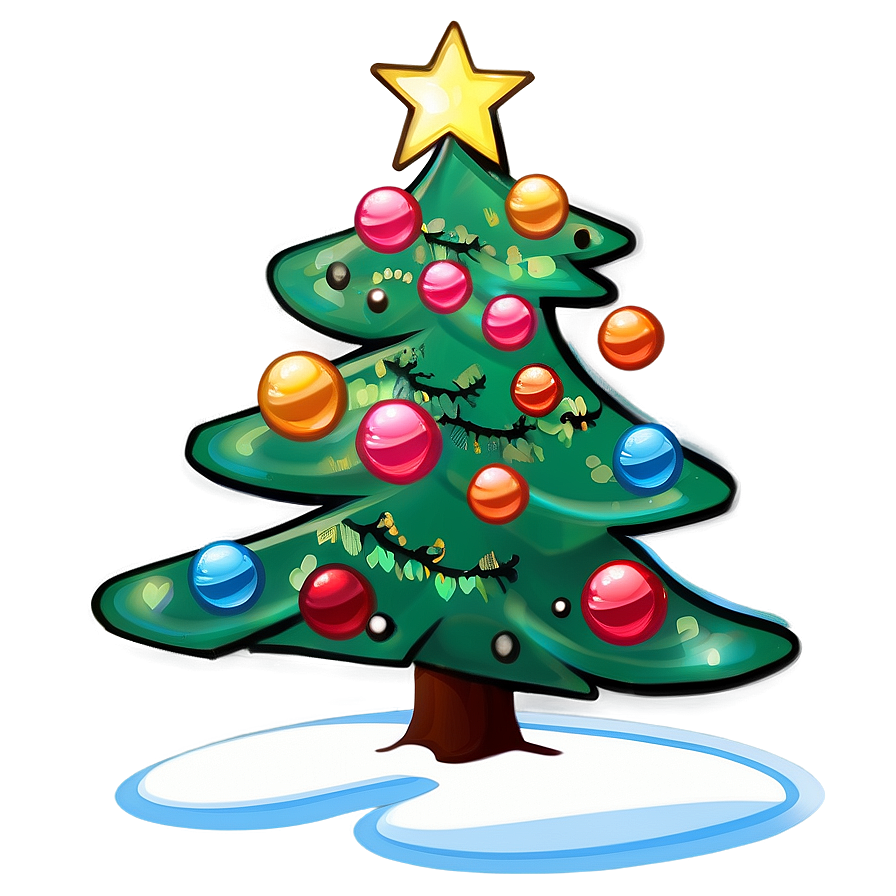 Sweet Christmas Tree Picture Png Eue62 PNG image