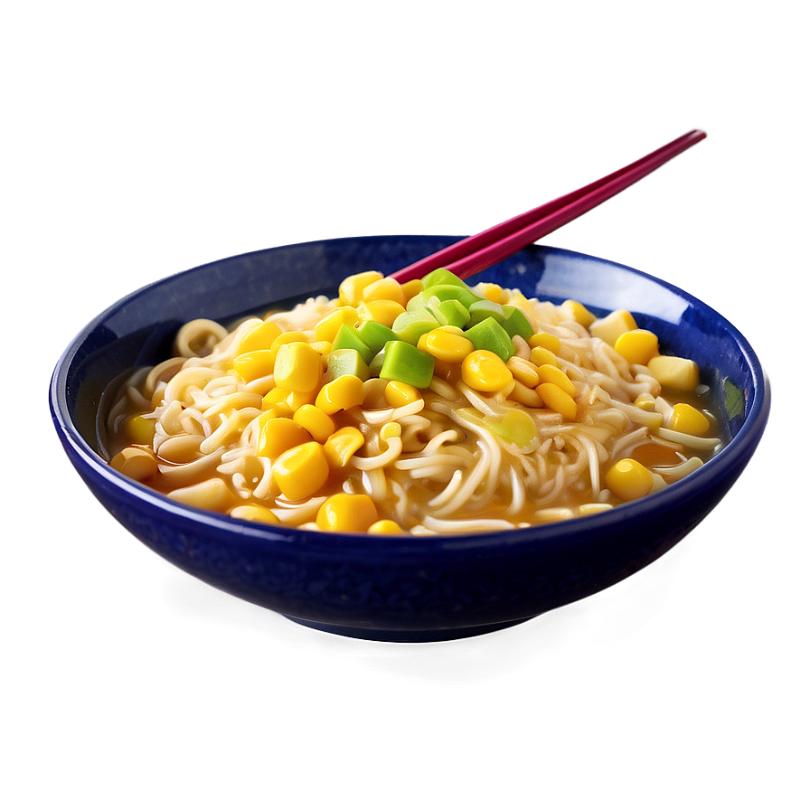 Sweet Corn Ramen Bowl Png 70 PNG image