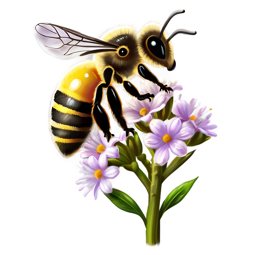 Sweet Honeybee Image Png 06252024 PNG image