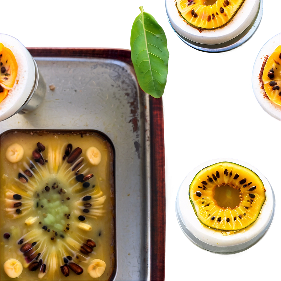 Sweet Passion Fruit Dessert Png 06252024 PNG image