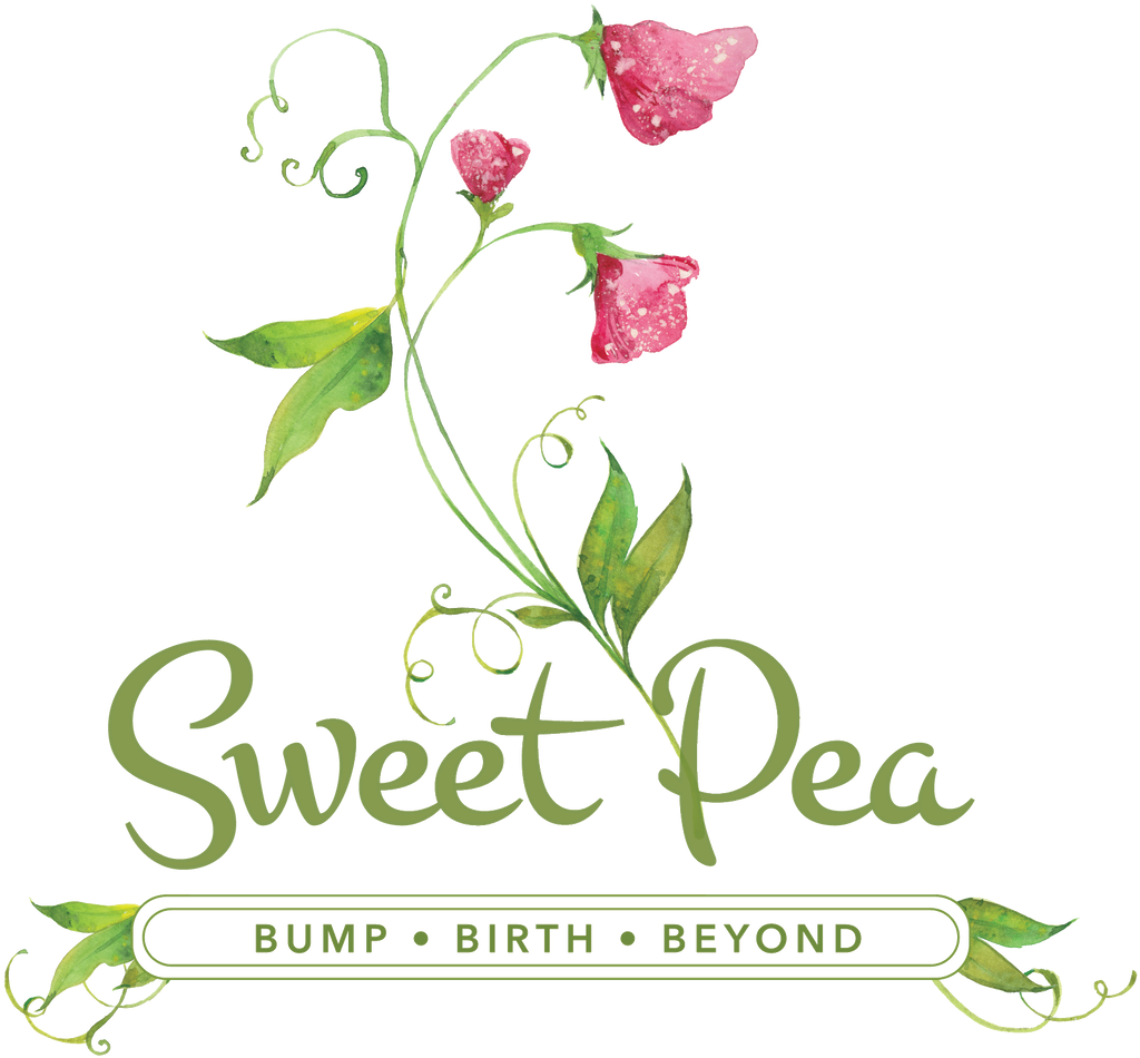 Sweet Pea Floral Logo PNG image