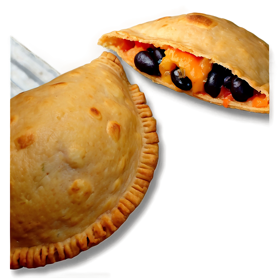 Sweet Potato And Black Bean Empanadas Png Edq PNG image