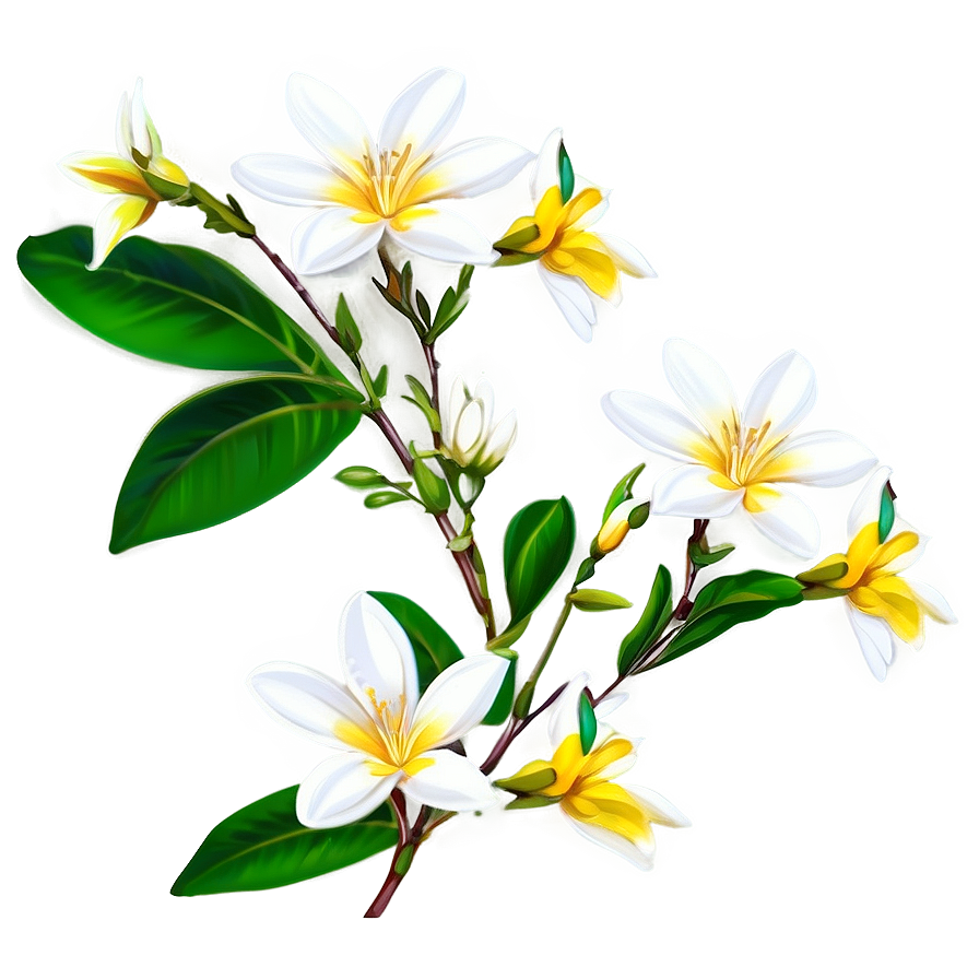 Sweet-scented Jasmine Png Sqb PNG image