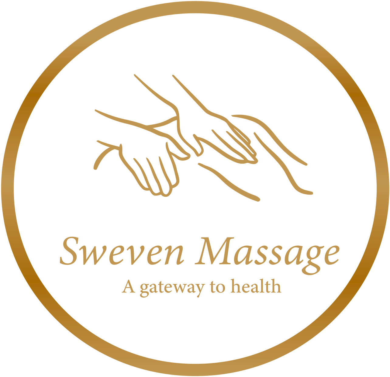 Swerven Massage Logo Design PNG image