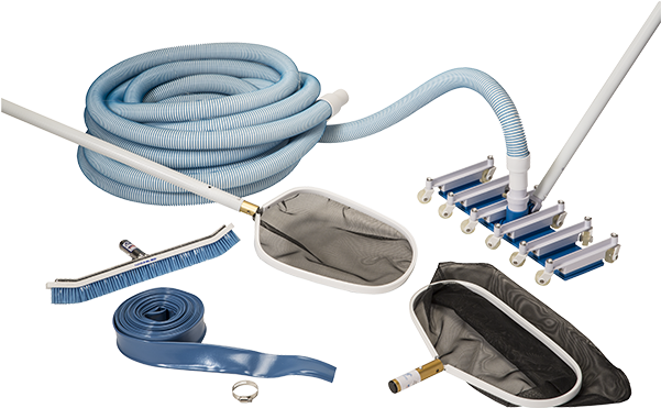 Swimming Pool Cleaning Tools Set PNG image