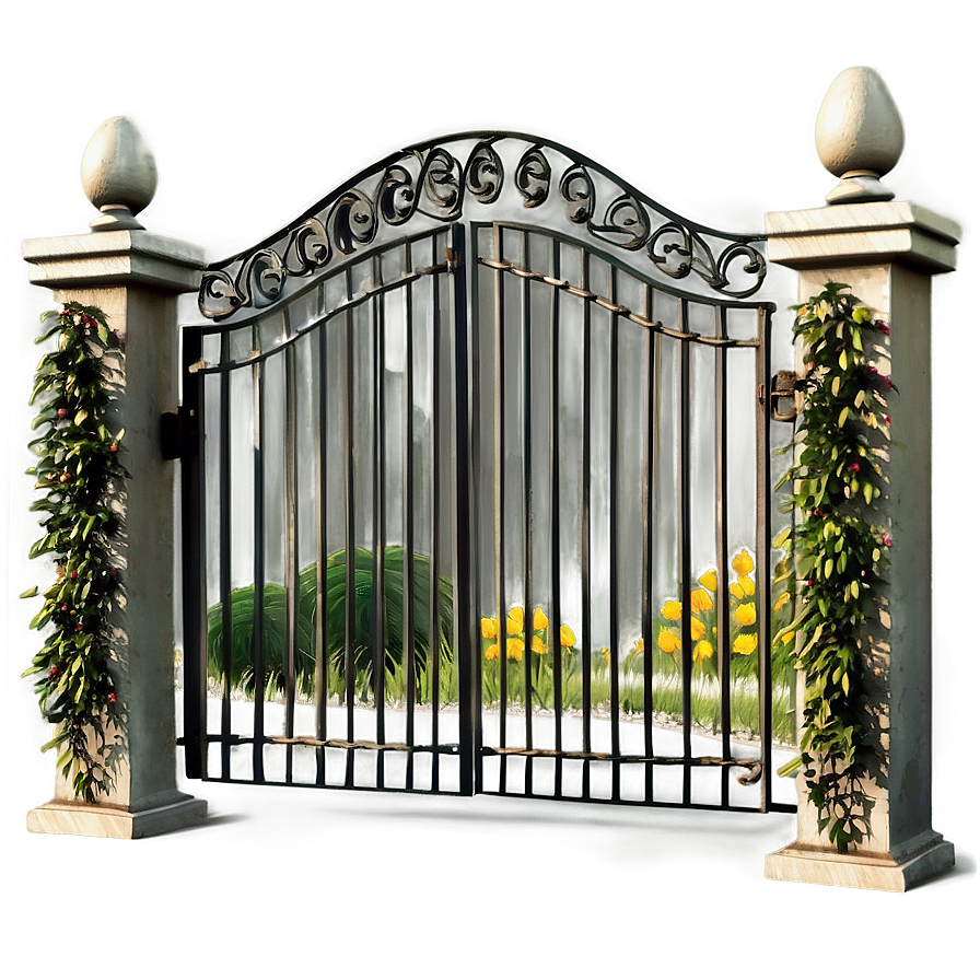 Swinging Garden Gate Png 89 PNG image