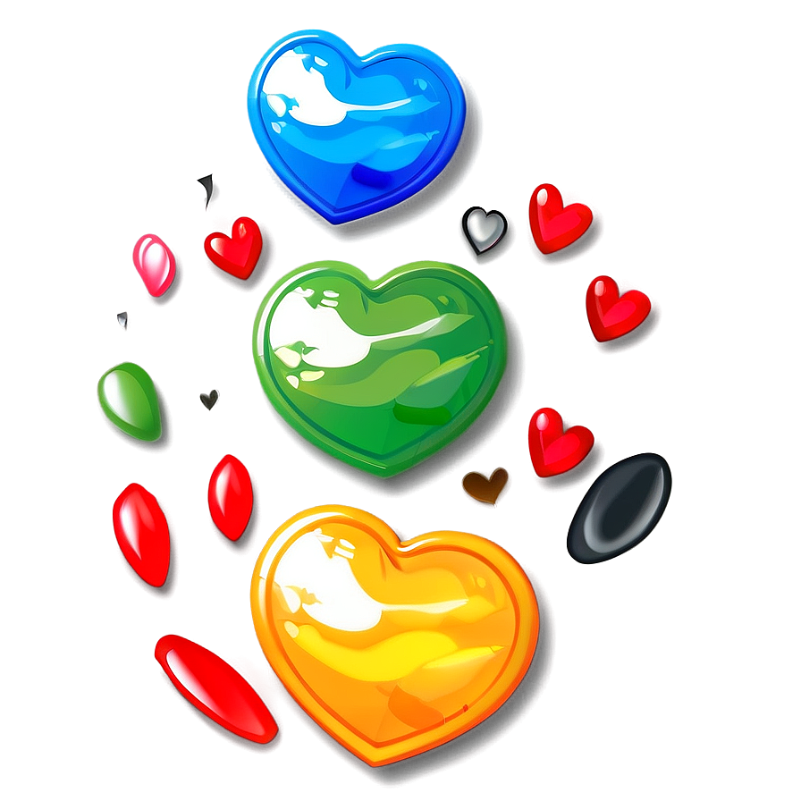 Swirl Hearts Png 55 PNG image