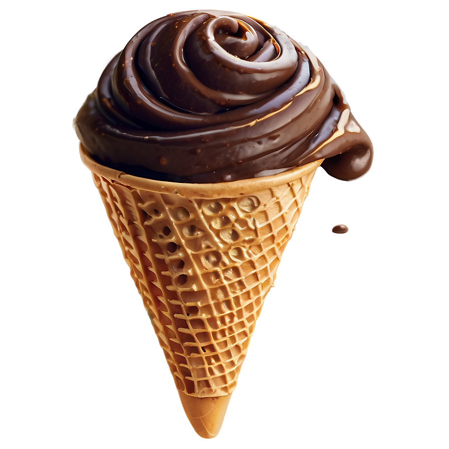 Swirl Ice Cream Cone Png 05252024 PNG image
