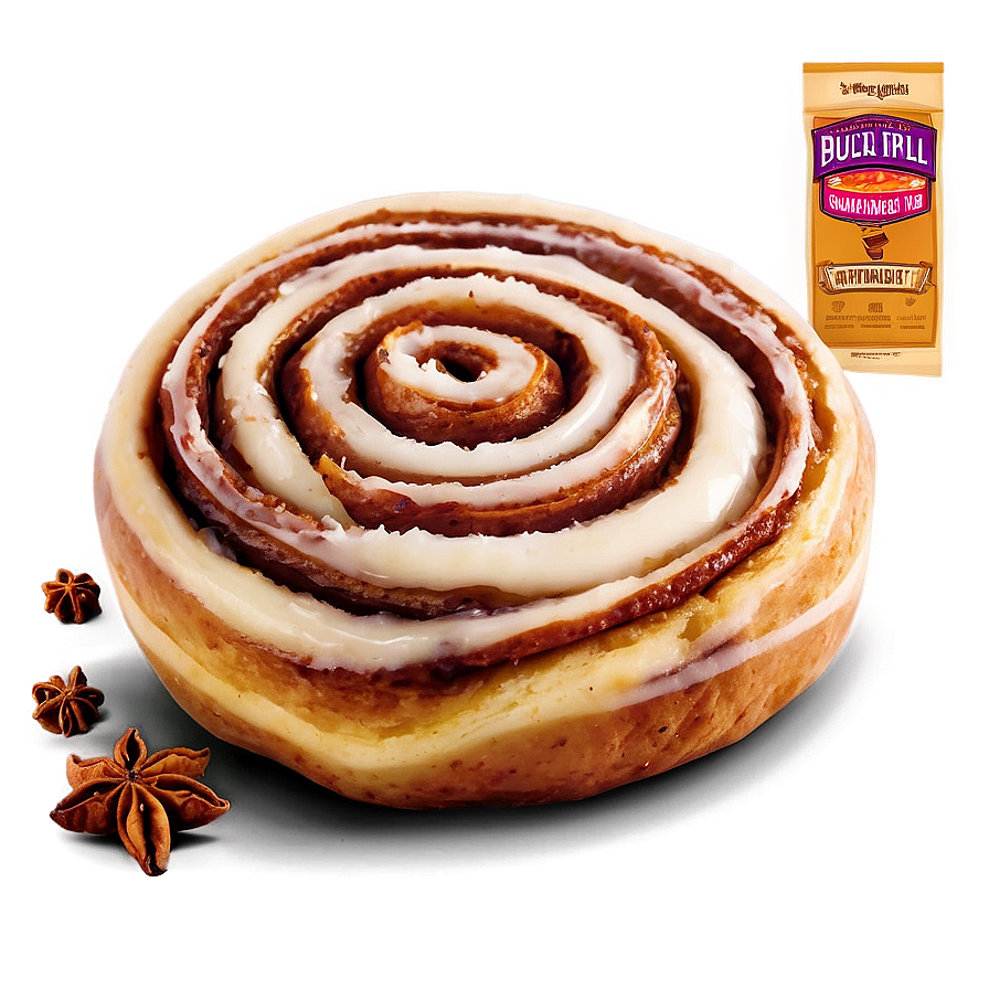 Swirled Cinnamon Roll Perfection Png 06122024 PNG image