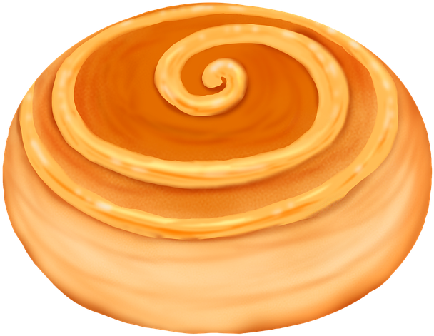 Swirled Custard Illustration PNG image