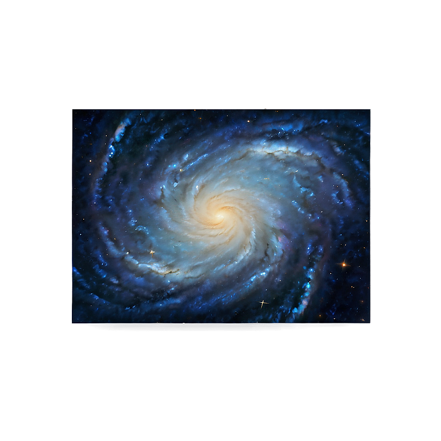 Swirling Galaxy And Stars Png Axo PNG image