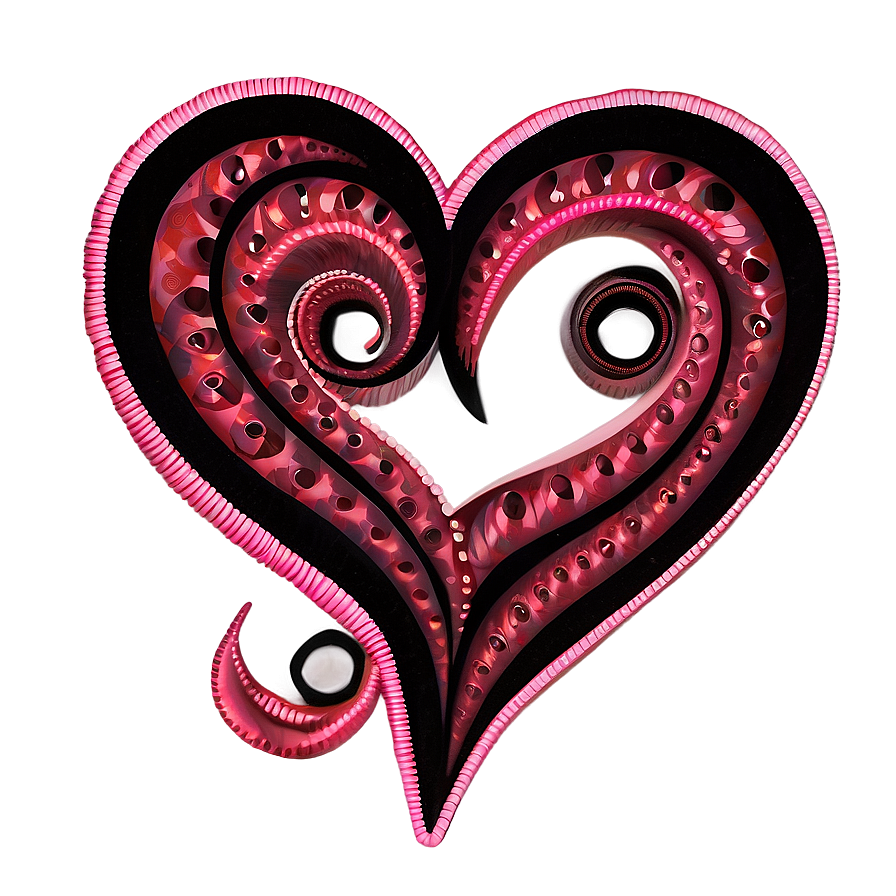 Swirling Heart Clipart Pattern Png Pjf38 PNG image