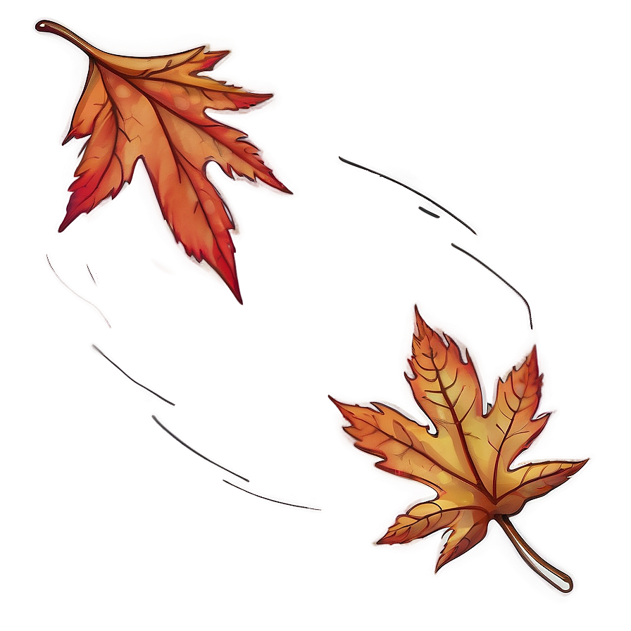 Swirling Leaves Autumn Png 83 PNG image