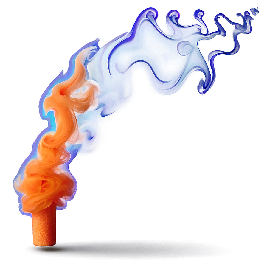 Swirling Orange Smoke Illusion Png 74 PNG image