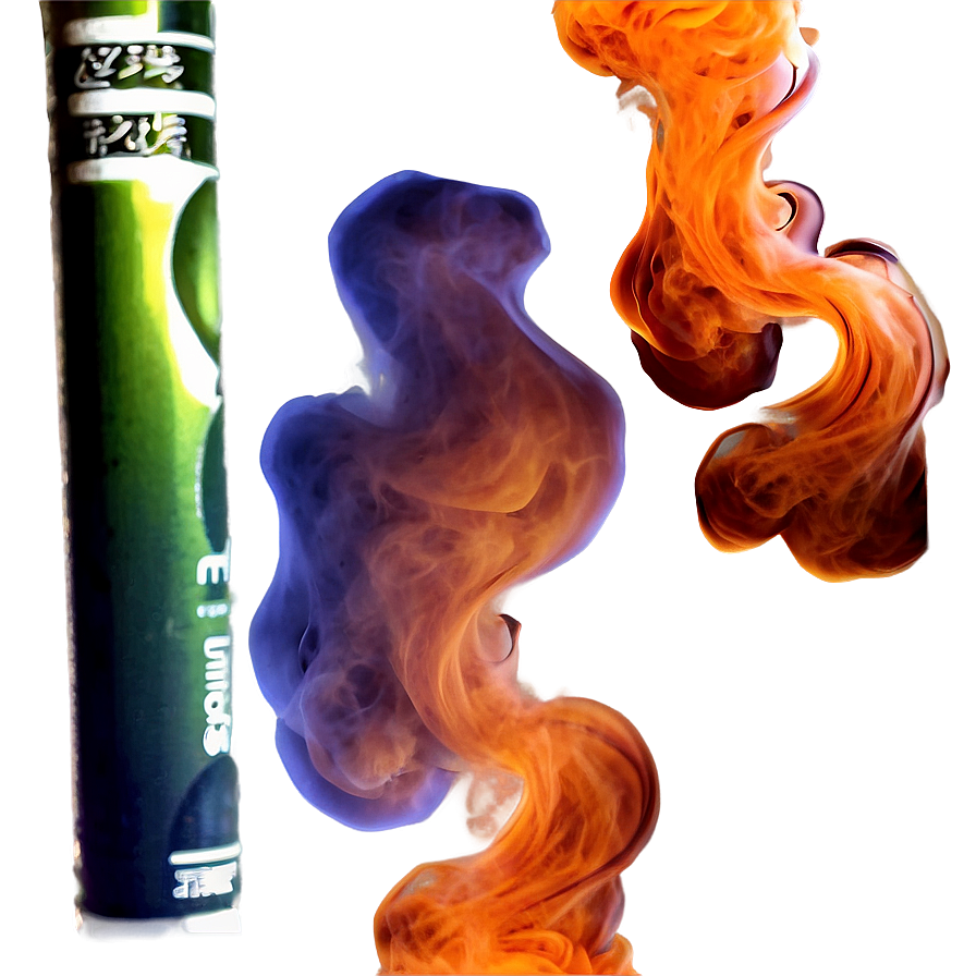 Swirling Orange Smoke Png 06262024 PNG image