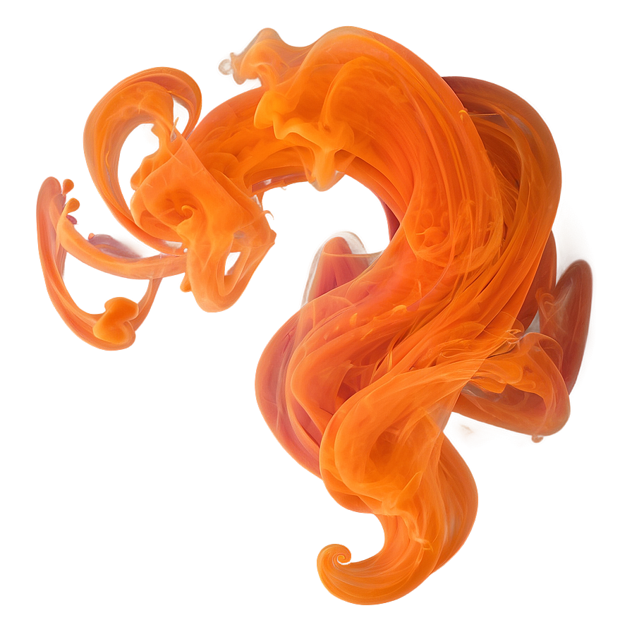 Swirling Orange Smoke Png Ilj13 PNG image