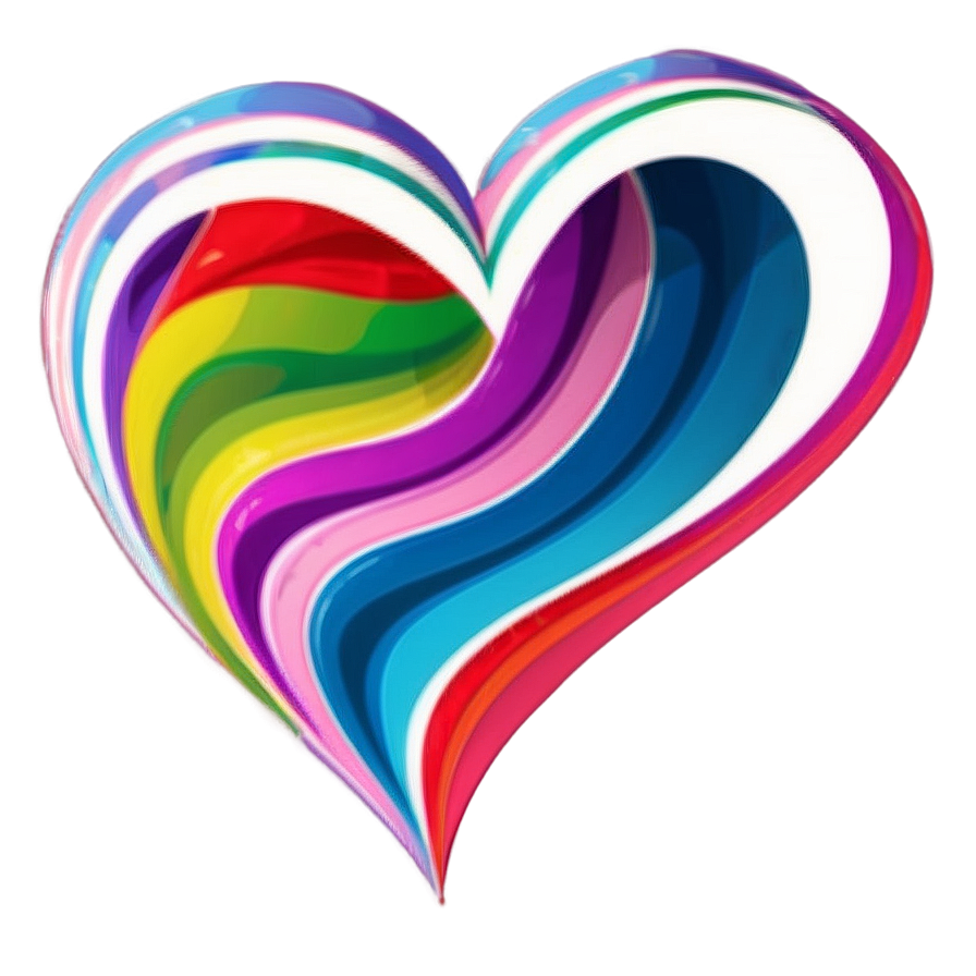 Swirly Heart Clipart Png Uep PNG image