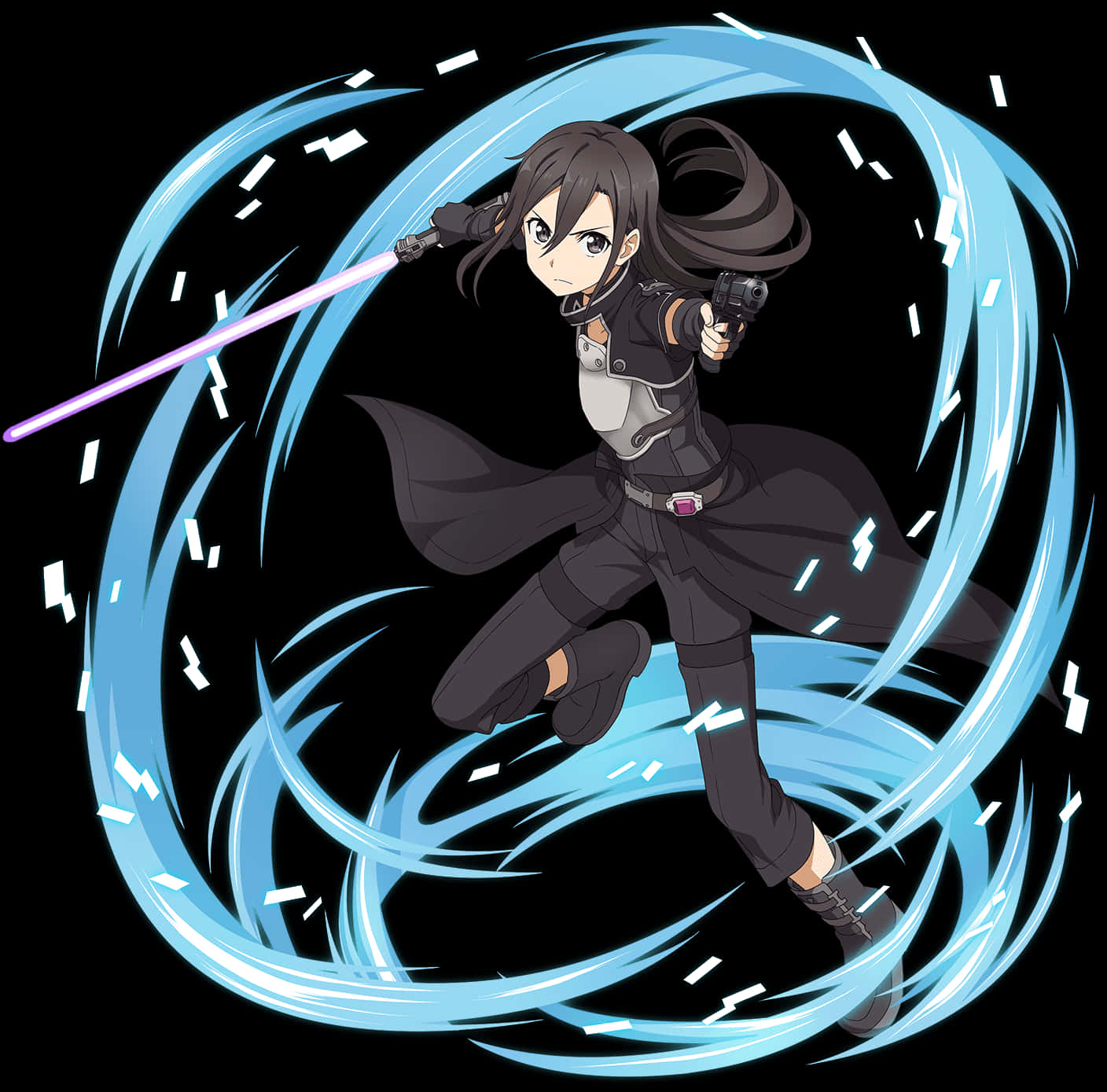 Sword Art Online Kirito Sword Skills PNG image