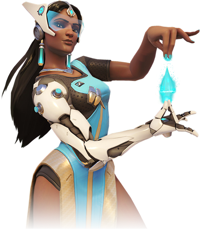 Symmetra Overwatch Character PNG image