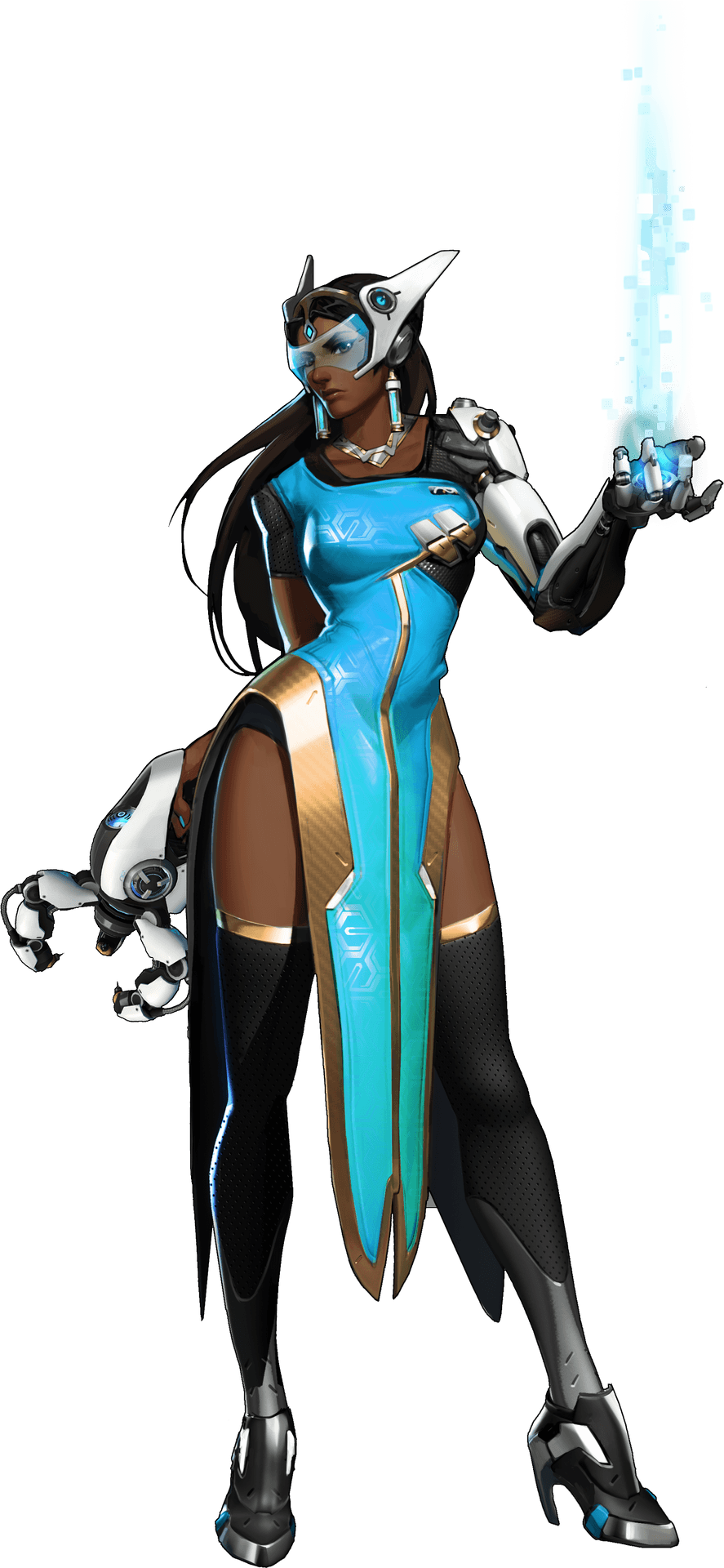 Symmetra Overwatch Character PNG image