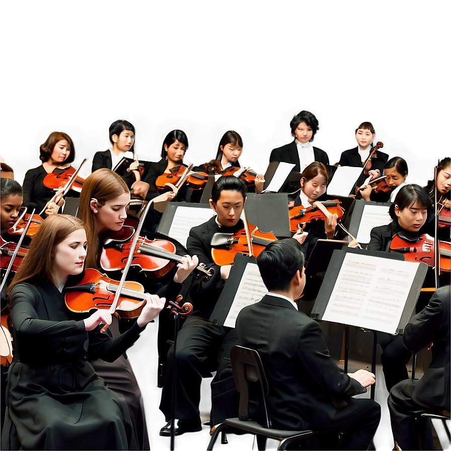 Symphony Orchestra Crowd Png 06242024 PNG image