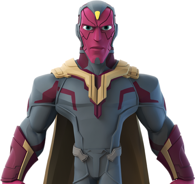 Synthetic Avenger Portrait PNG image