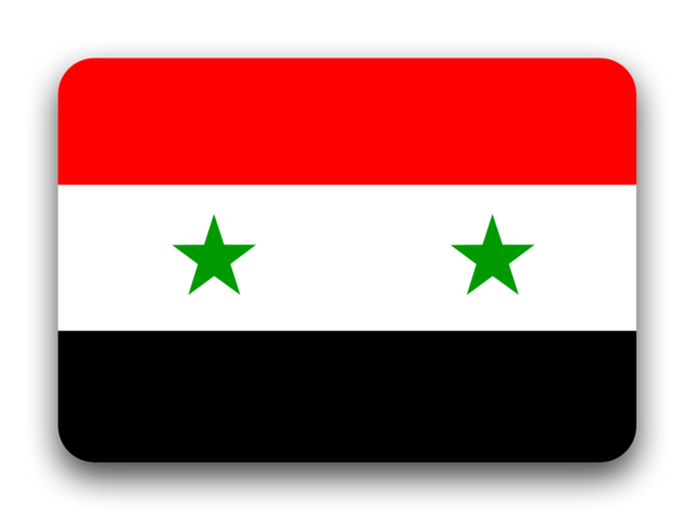 Syrian National Flag Graphic PNG image