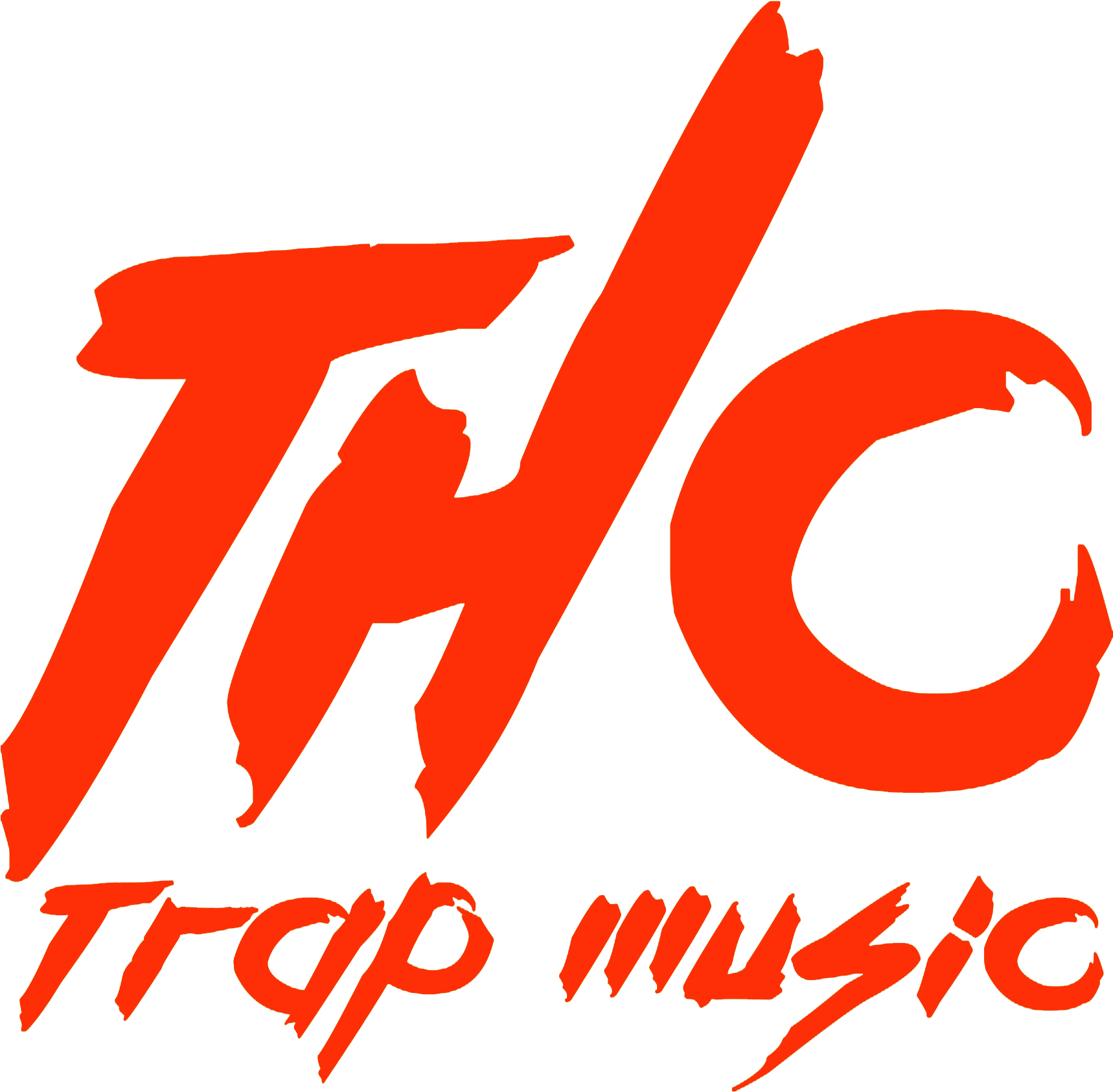 T H C Trap Music Logo PNG image