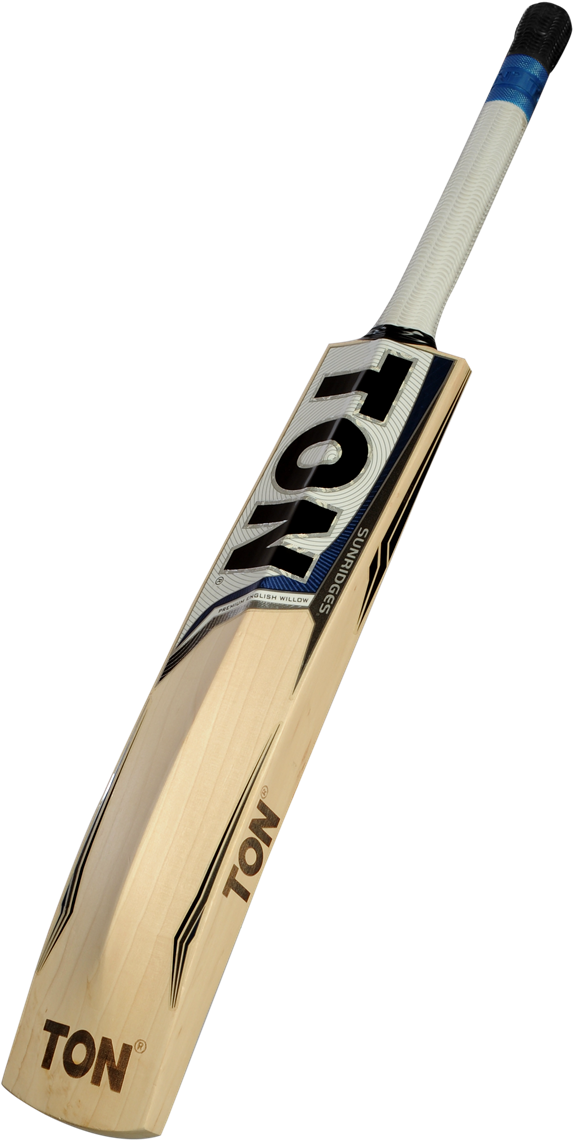 T O N Cricket Bat Profile PNG image